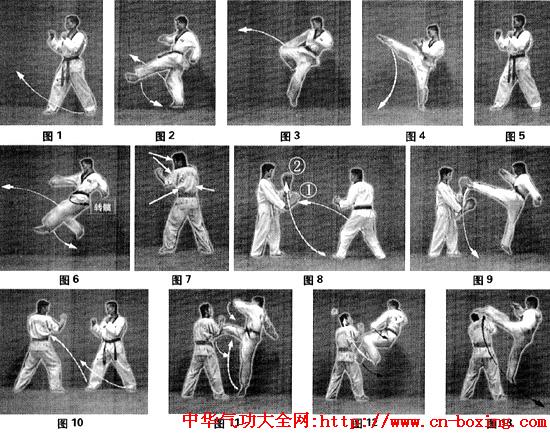  跆拳道经典技法——双飞踢训练与应用