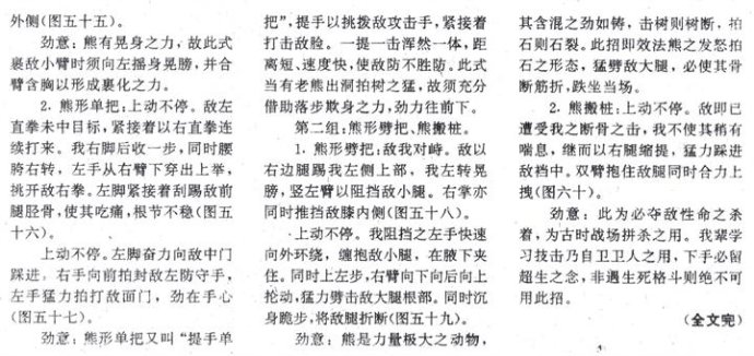  心意六合拳十大真形技击精要（五）----于化龙、满亚飞、马胜利